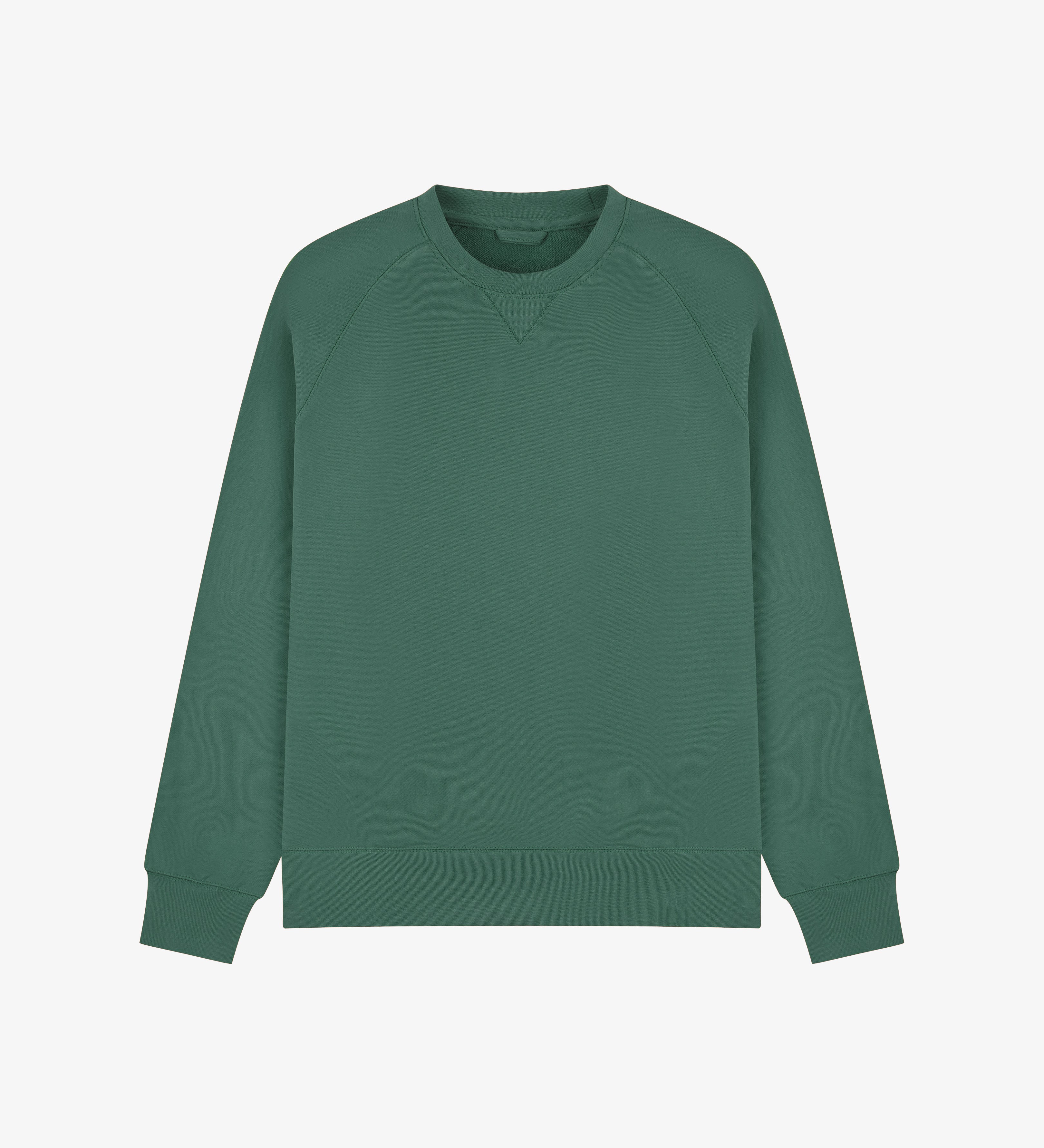 Uskees Green sweatshirt for men on a white background