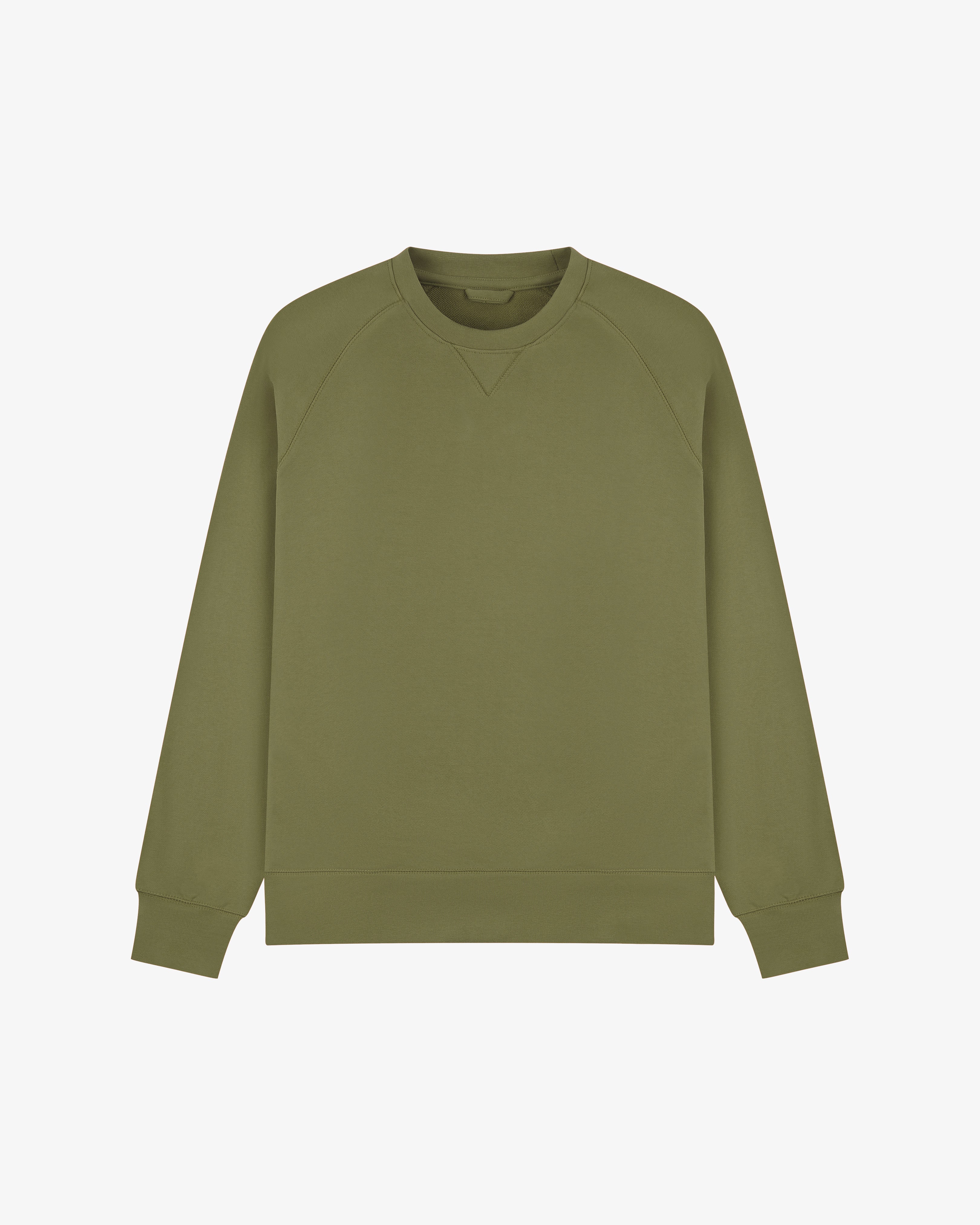 Uskees Herb Green sweatshirt for men on a white background
