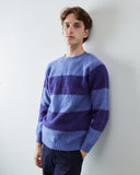 7043 St Agnes striped jumper - violet/amethyst