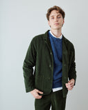 Blazer aus Bio Cord in Dunkelgrün #3006