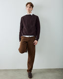 7013 Crew knit jumper - epsom downs red