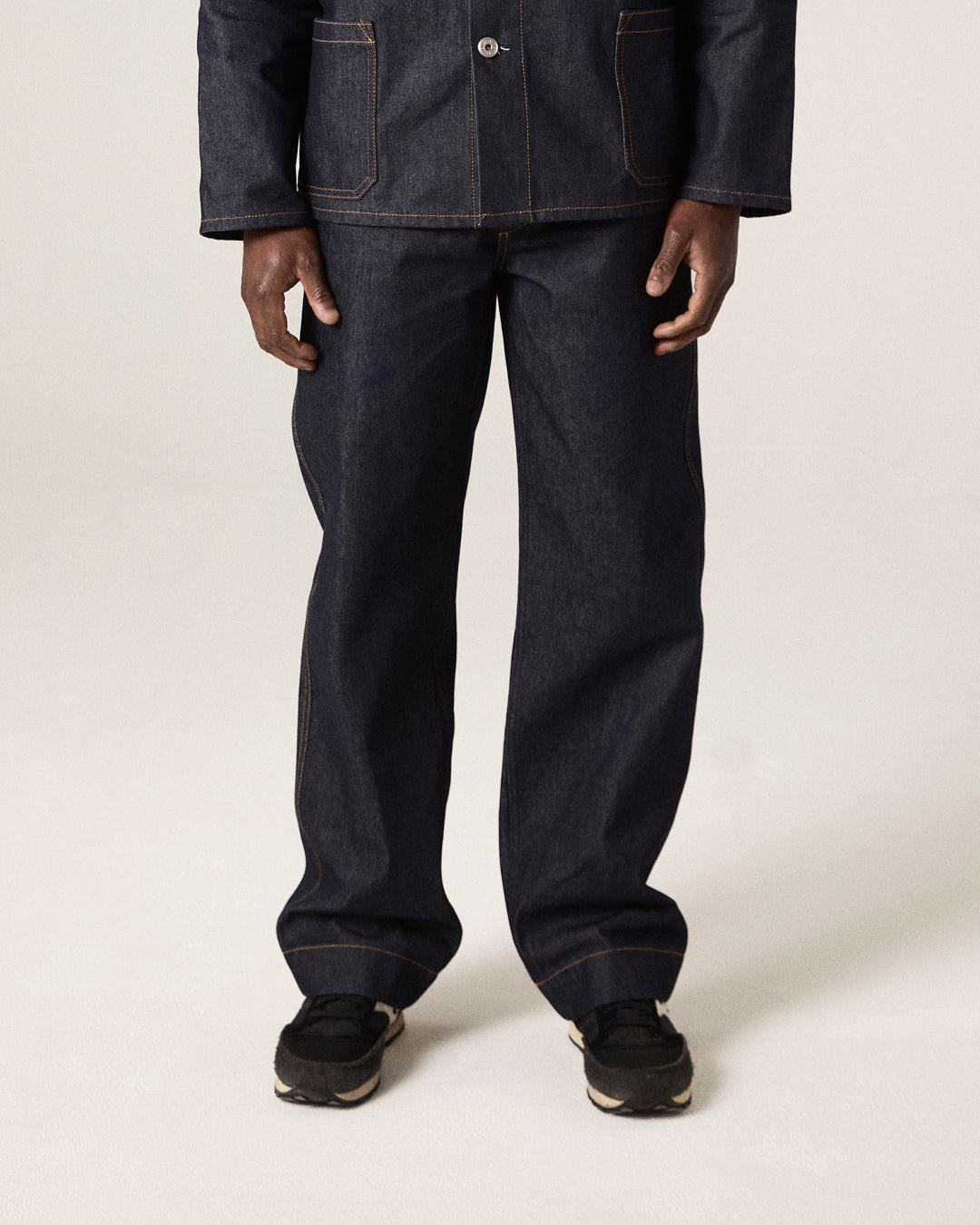 Uskees 5021 raw orta | denim painter pants