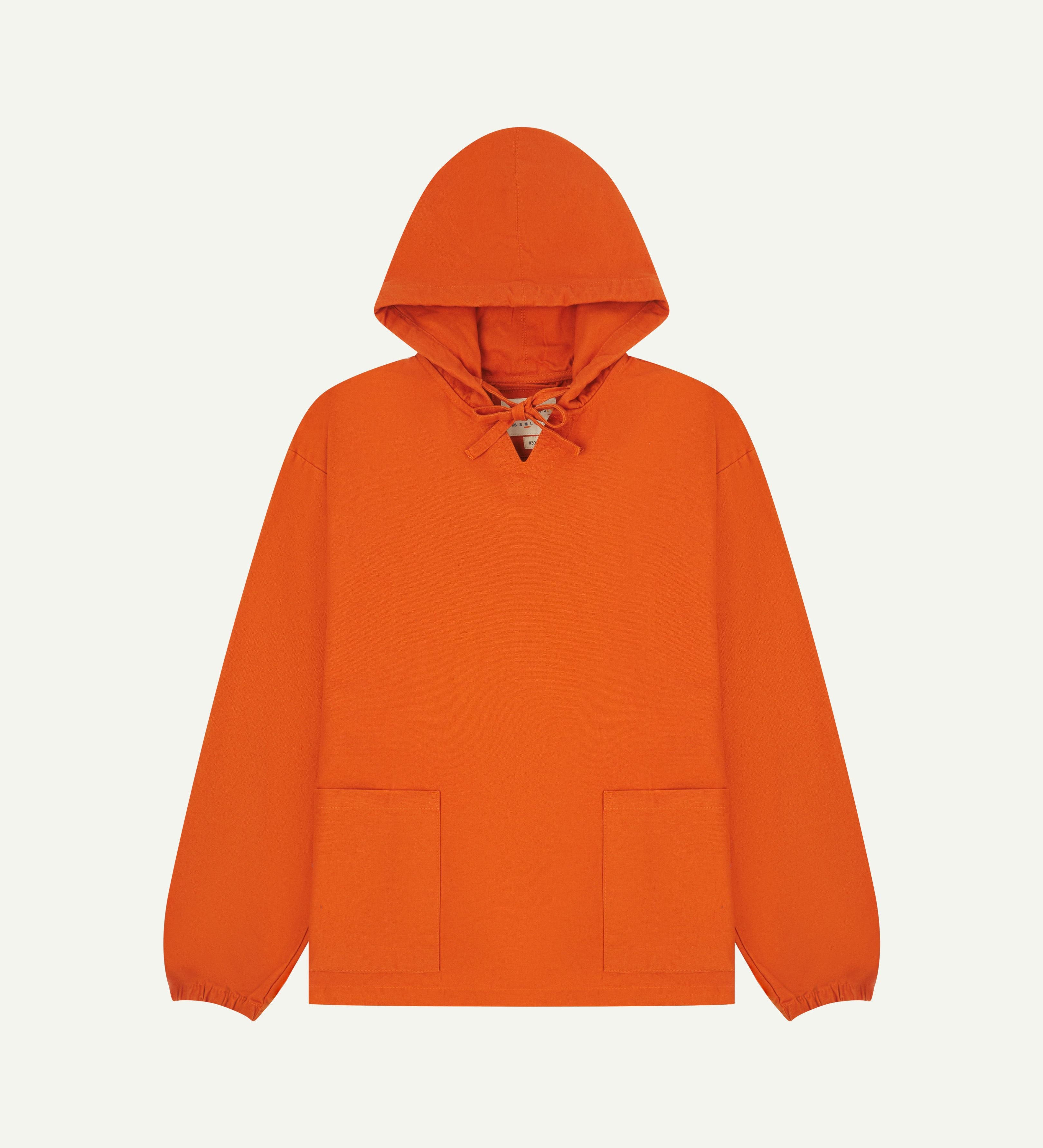 front view of orange 3008 men's smock from Uskees