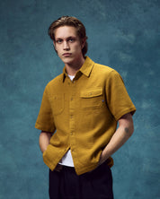 #6007 tasker shirt - yellow